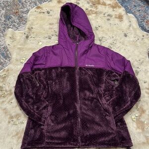 Columbia Plush Purple Hooded Jacket